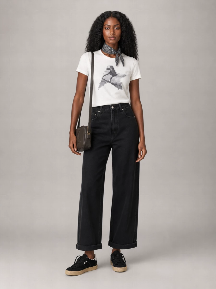 Golden Goose Printed Boxy T-Shirt