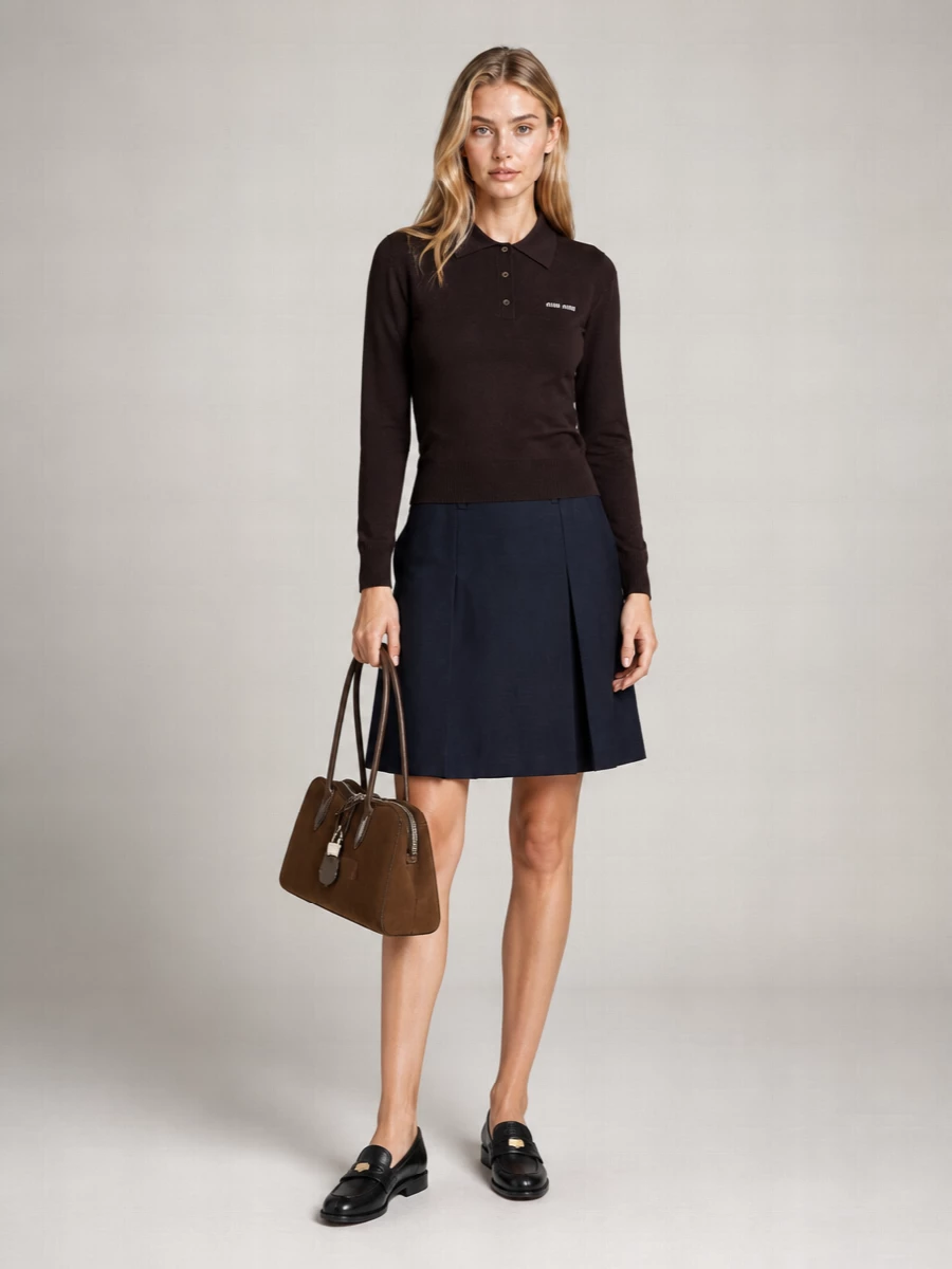 Miu Miu Wool Polo Sweater