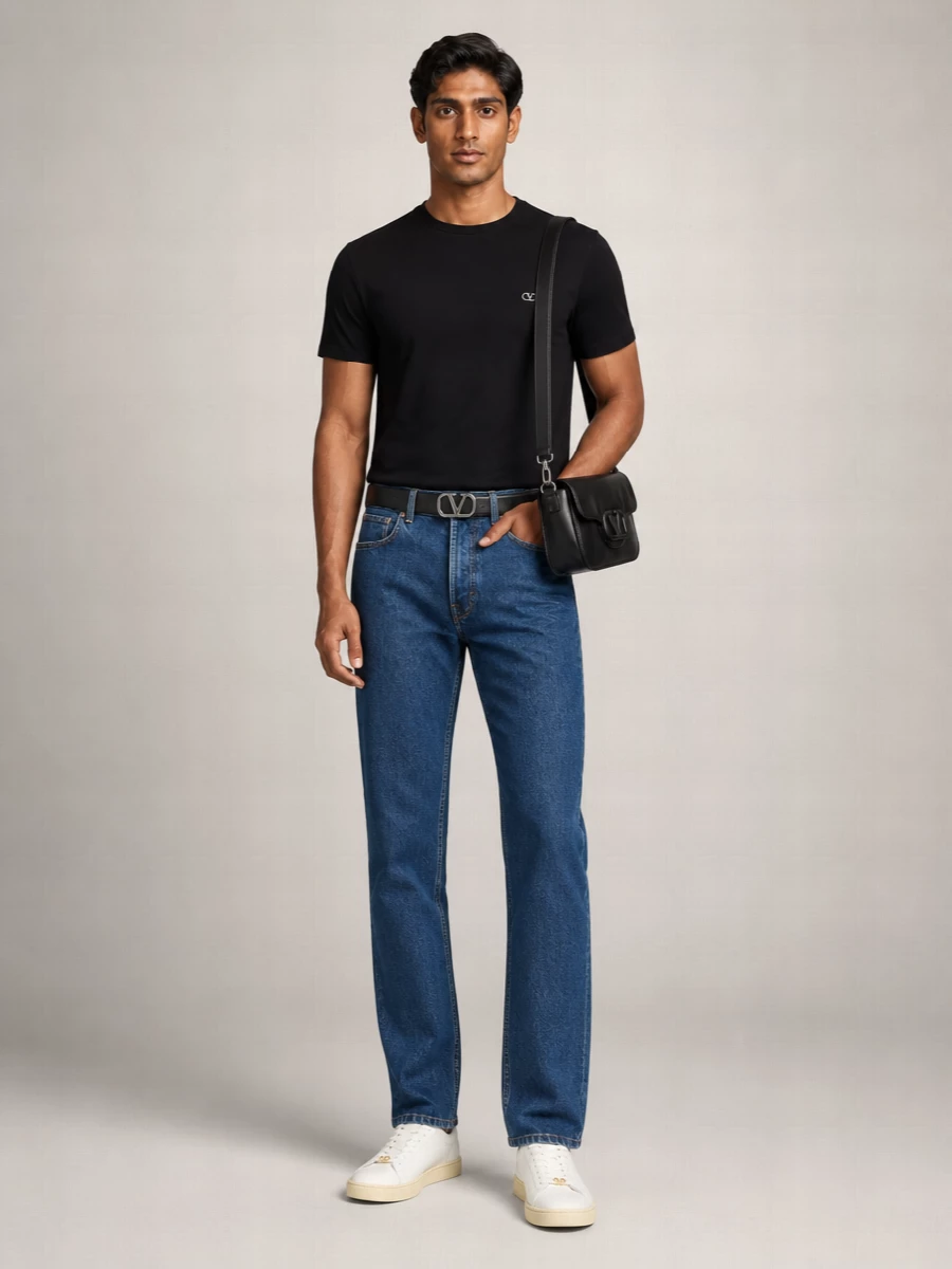 Valentino Cotton Logo-Print T-Shirt