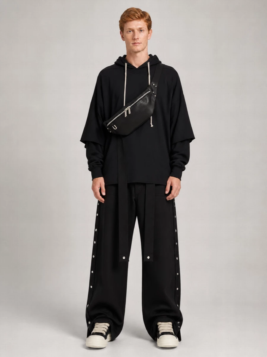 Rick Owens Drkshdw Wide-Leg Trousers