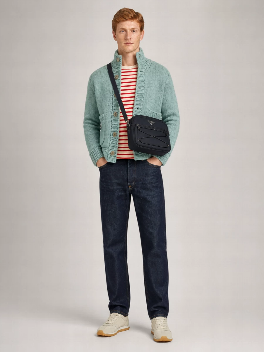 Junya Watanabe Cotton Blend Cardigan