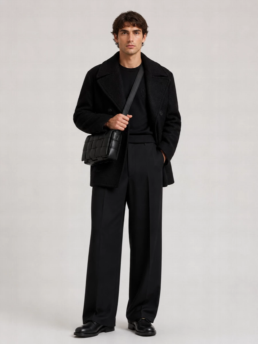 Valentino Garavani Mohair Virgin Wool Coat