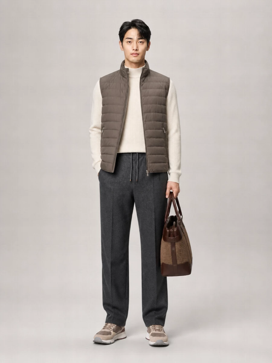 Brunello Cucinelli Down Quilted Padded Vest