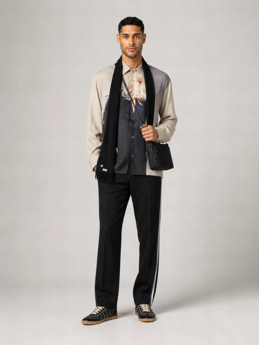 Undercover Photo Print Long Sleeve Shirt