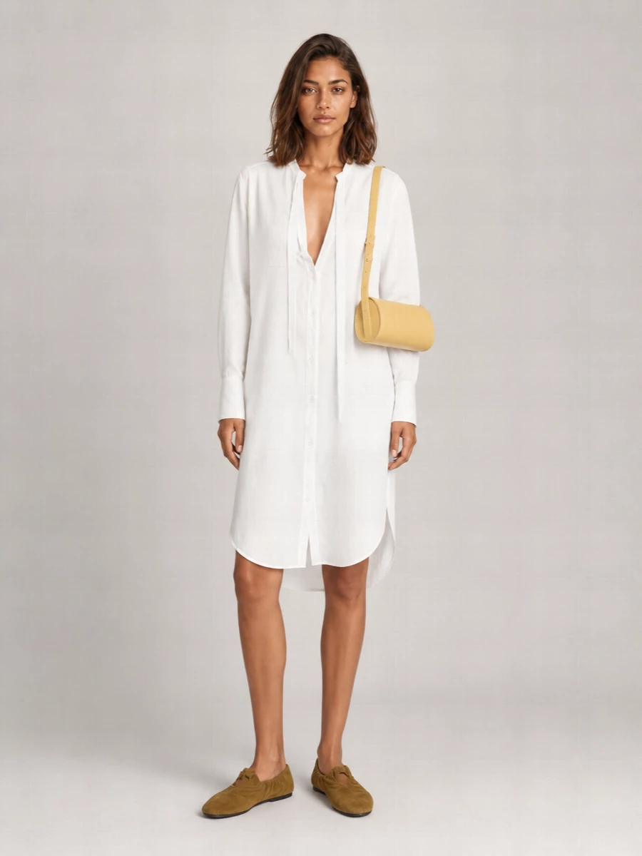 Jil Sander Cannolo Small Leather Shoulder Bag