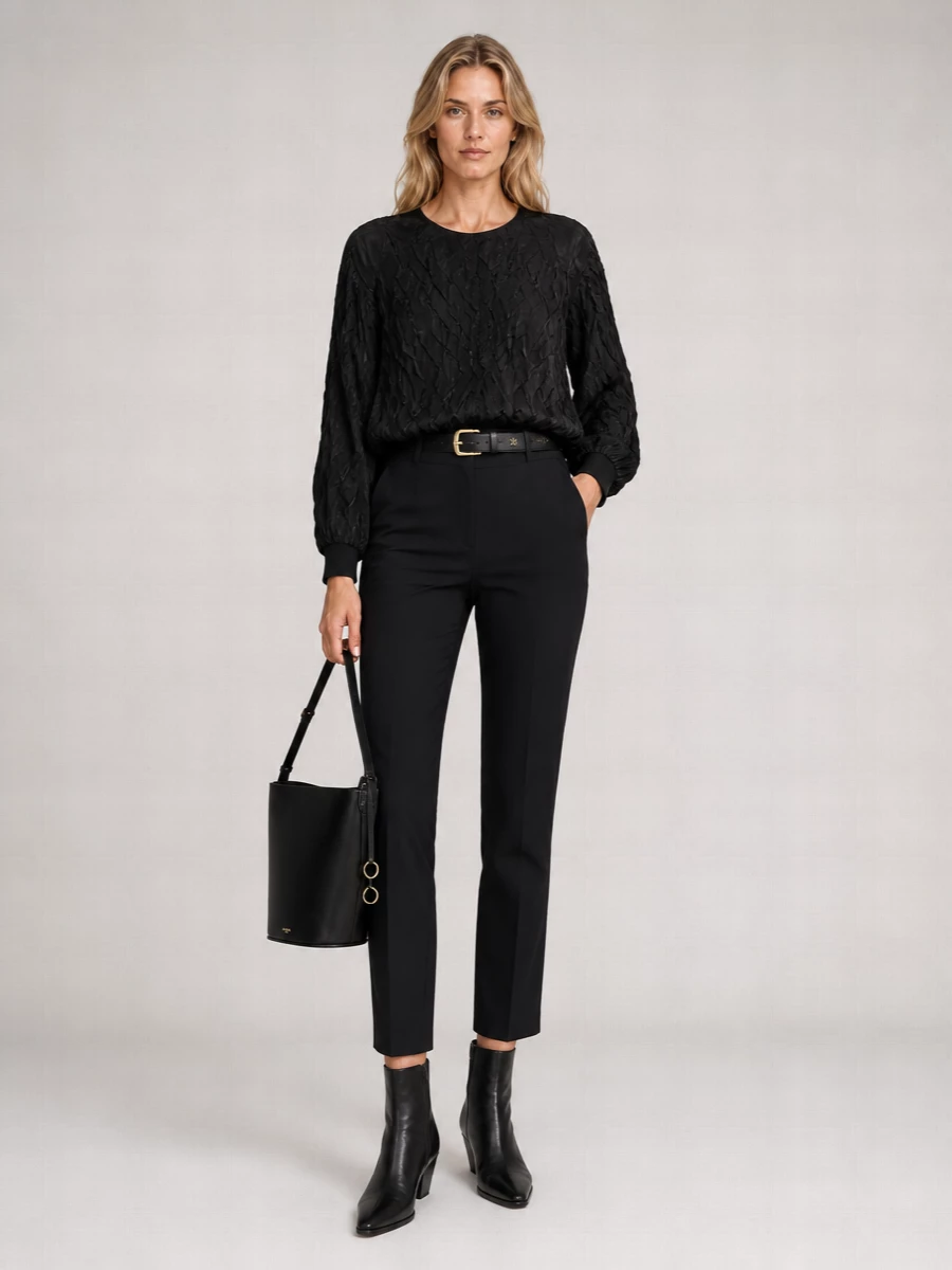 Saint Laurent Gold-Tone Buckle Belt 3Cm