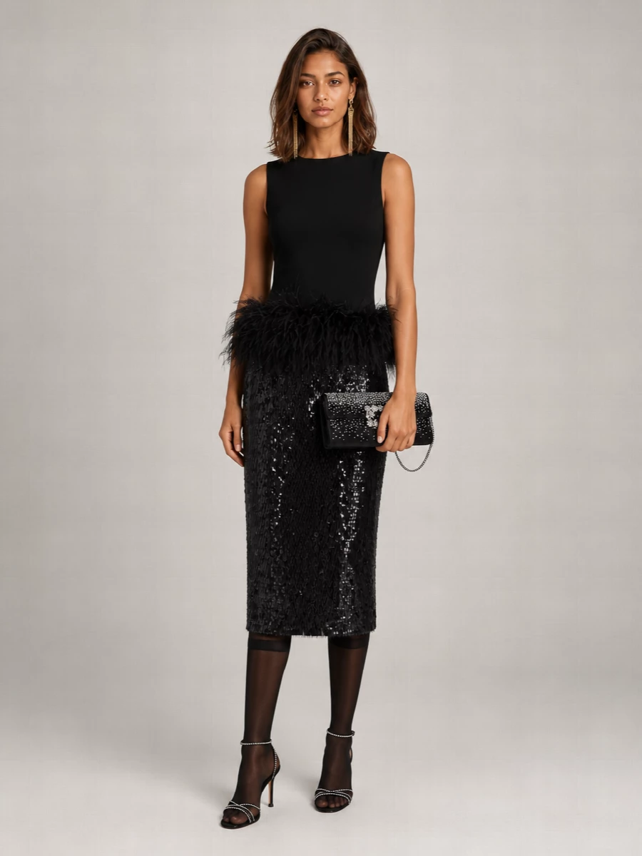 Taller Marmo Cady Midi Dress