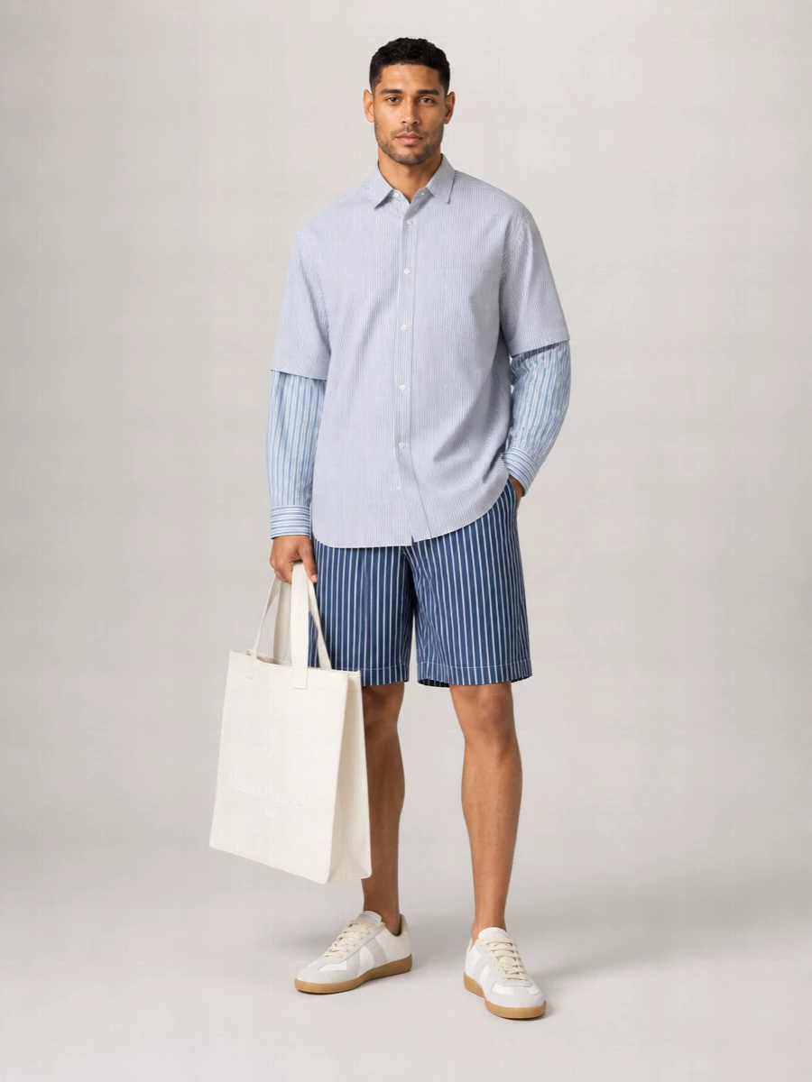 Comme Des Garçons Homme Striped T-Shirt