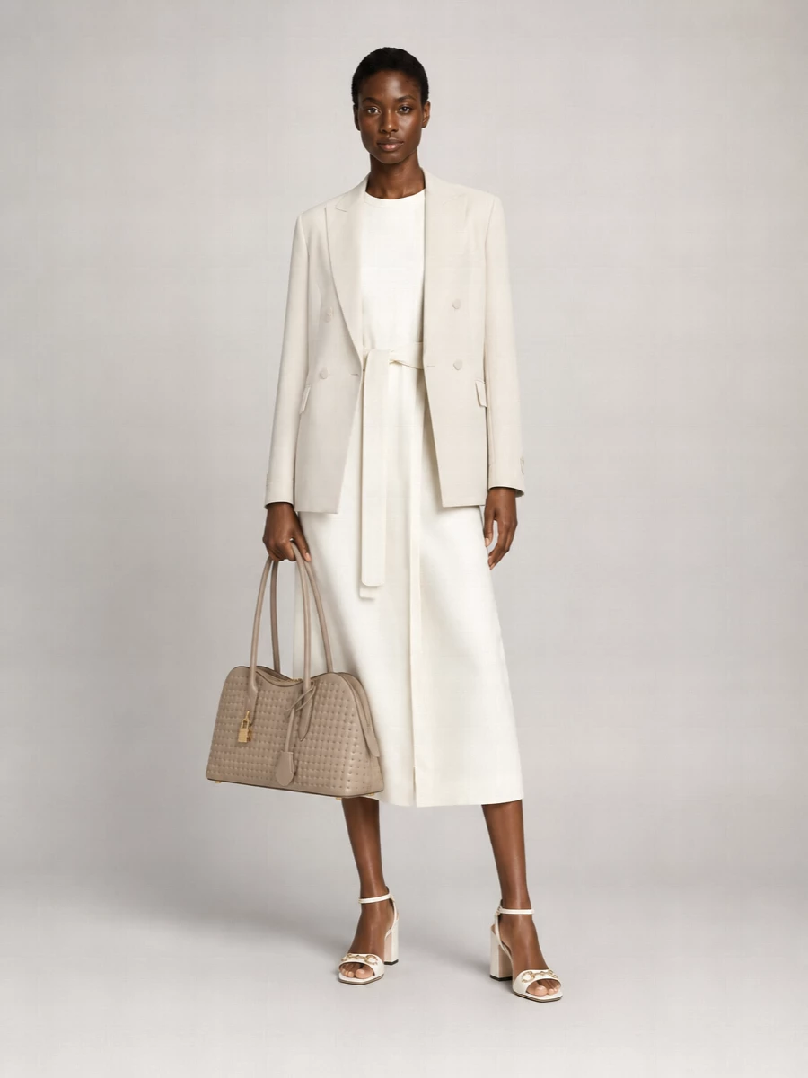 Max Mara Silk Double-Breasted Blazer