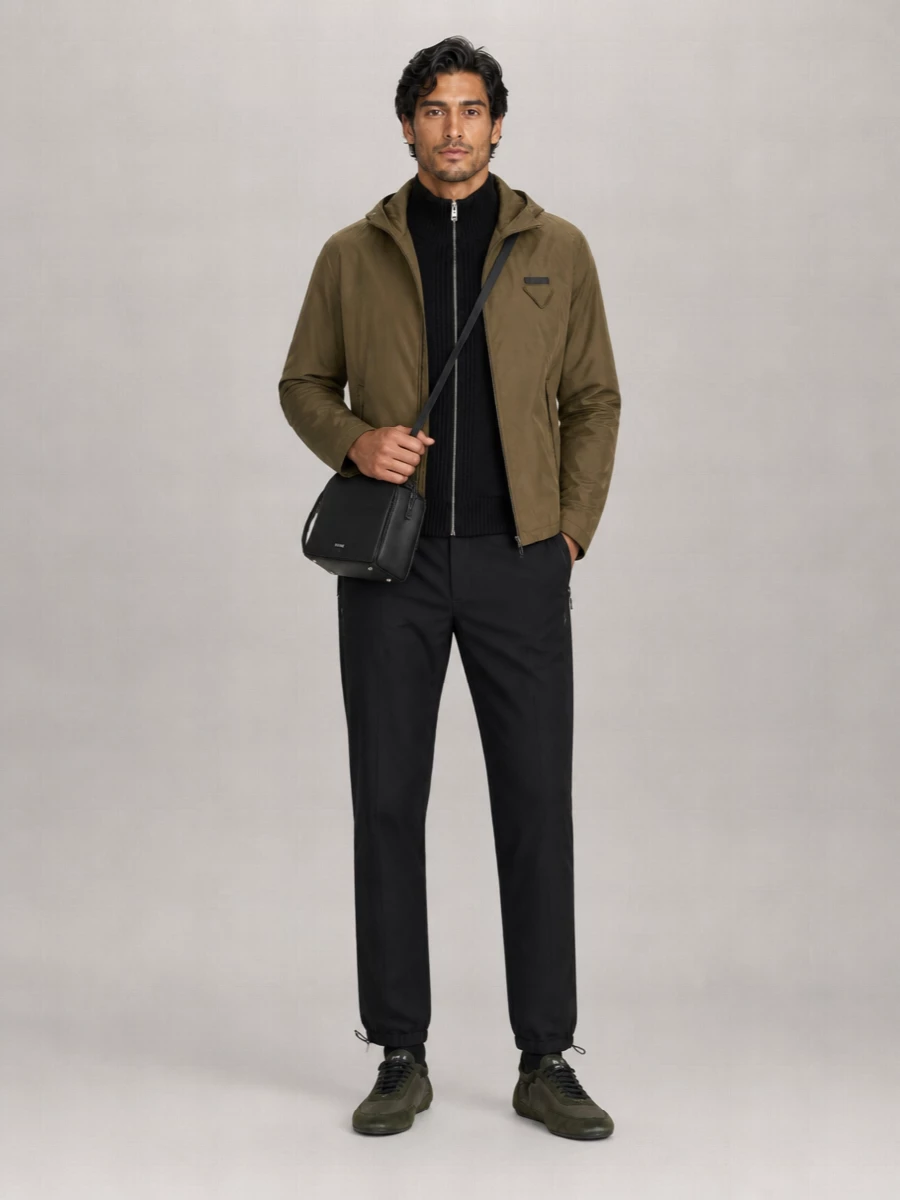 Prada Re-Nylon Hooded Jacket