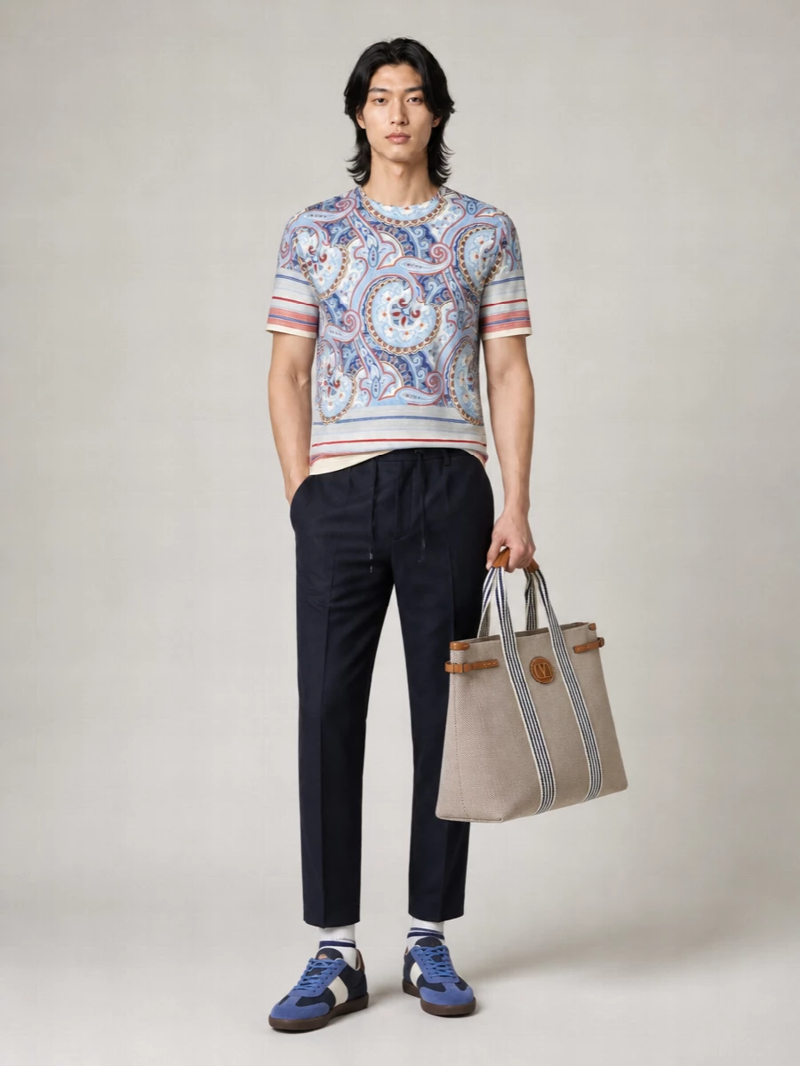 Etro Paisley Print T-Shirt
