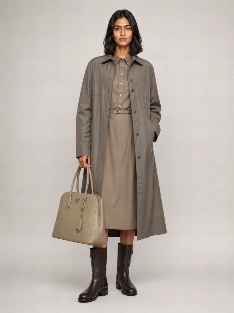 Prada Silk Shirt Dress