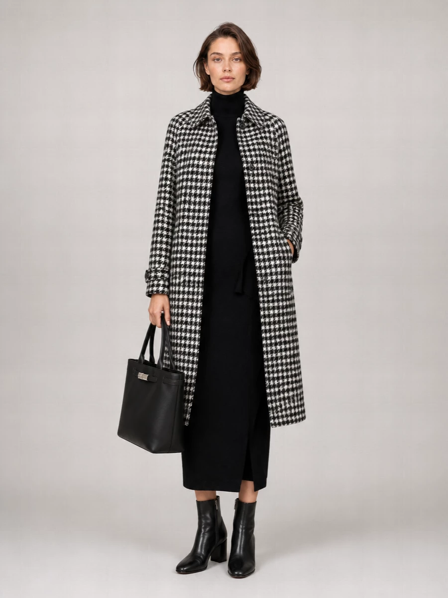 Lardini Wool Trench Coat
