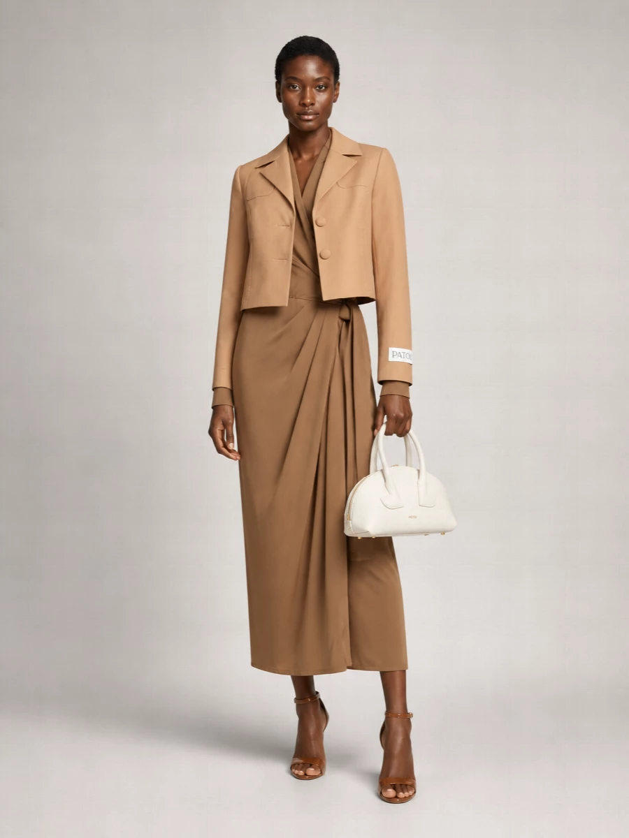 Patou Cotton Cropped Jacket
