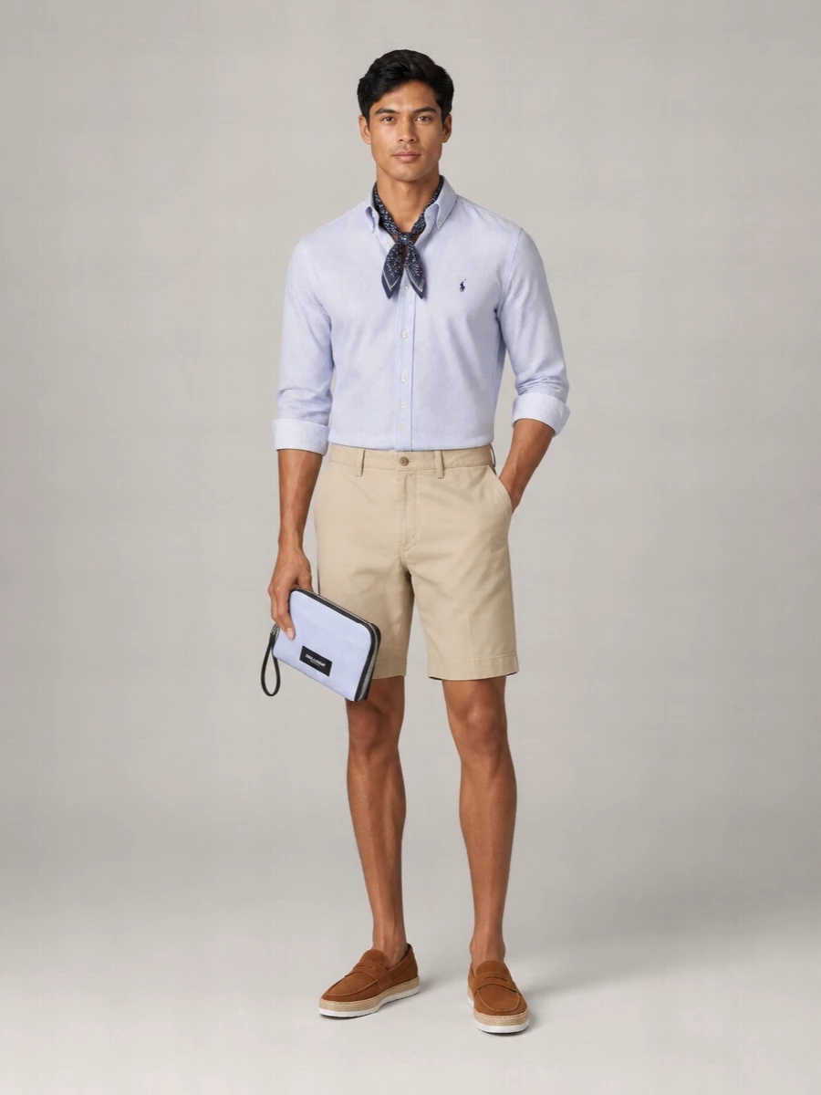 Polo Ralph Lauren Linen Cotton Striped Shirt
