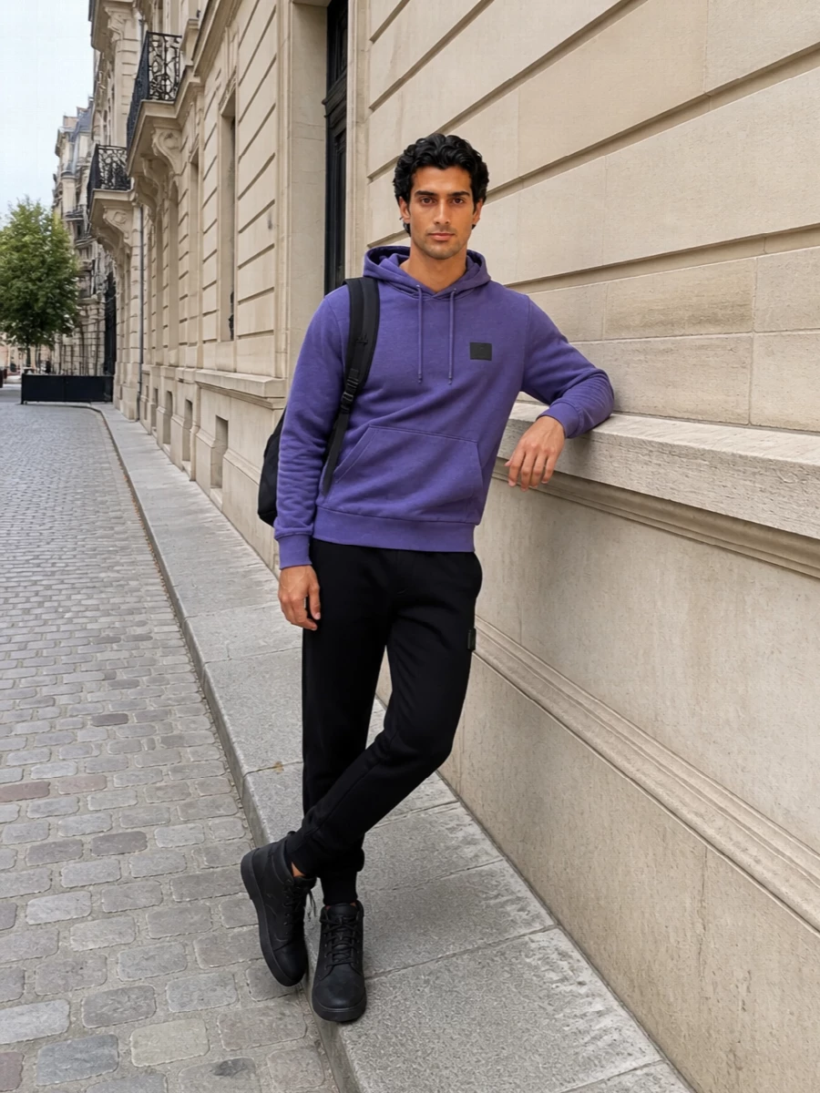 Timberland hoodie stone island joggers outfit