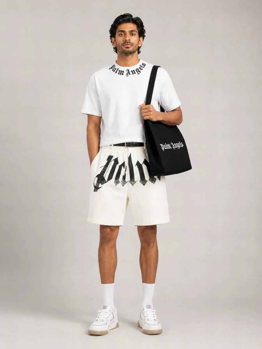 Palm Angels Cotton Bermuda Shorts