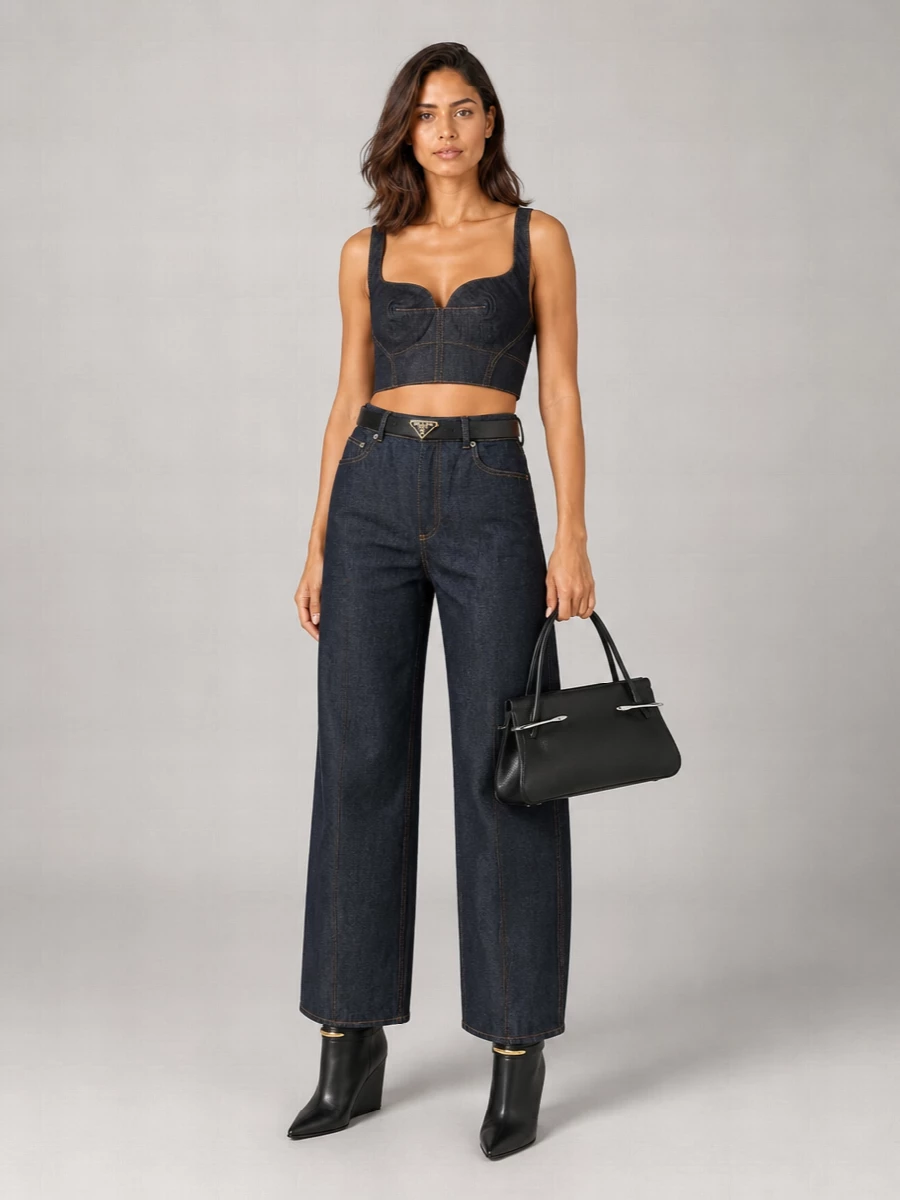 Givenchy Denim Wide-Leg Jeans
