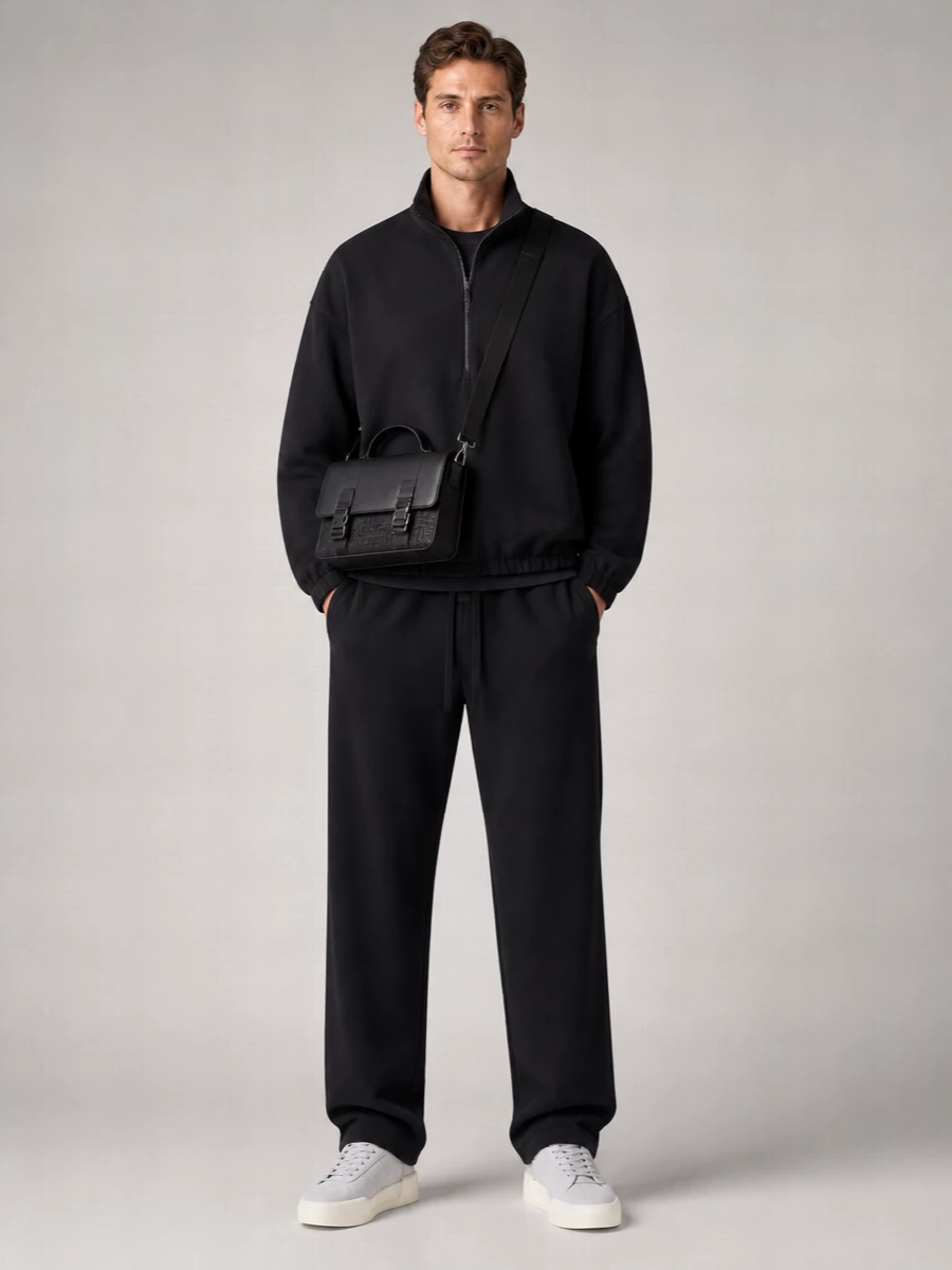 Fear Of God Virgin Wool Half-Zip Lightweight Jacket
