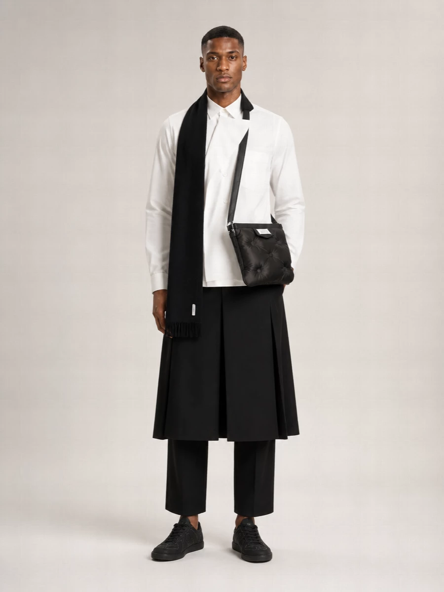 Comme des Garçons asymmetric panel cotton shirt