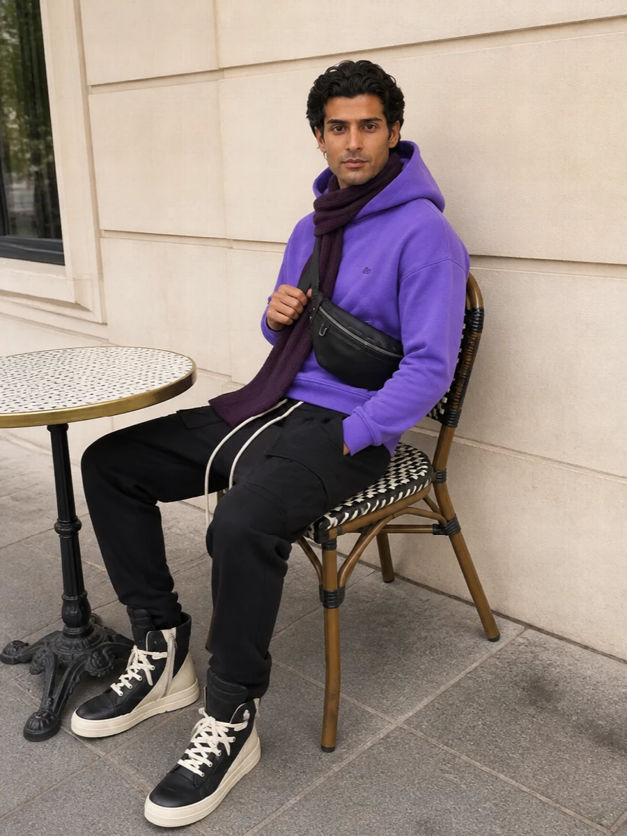 Erl hoodie rick owens joggers sneakers outfit