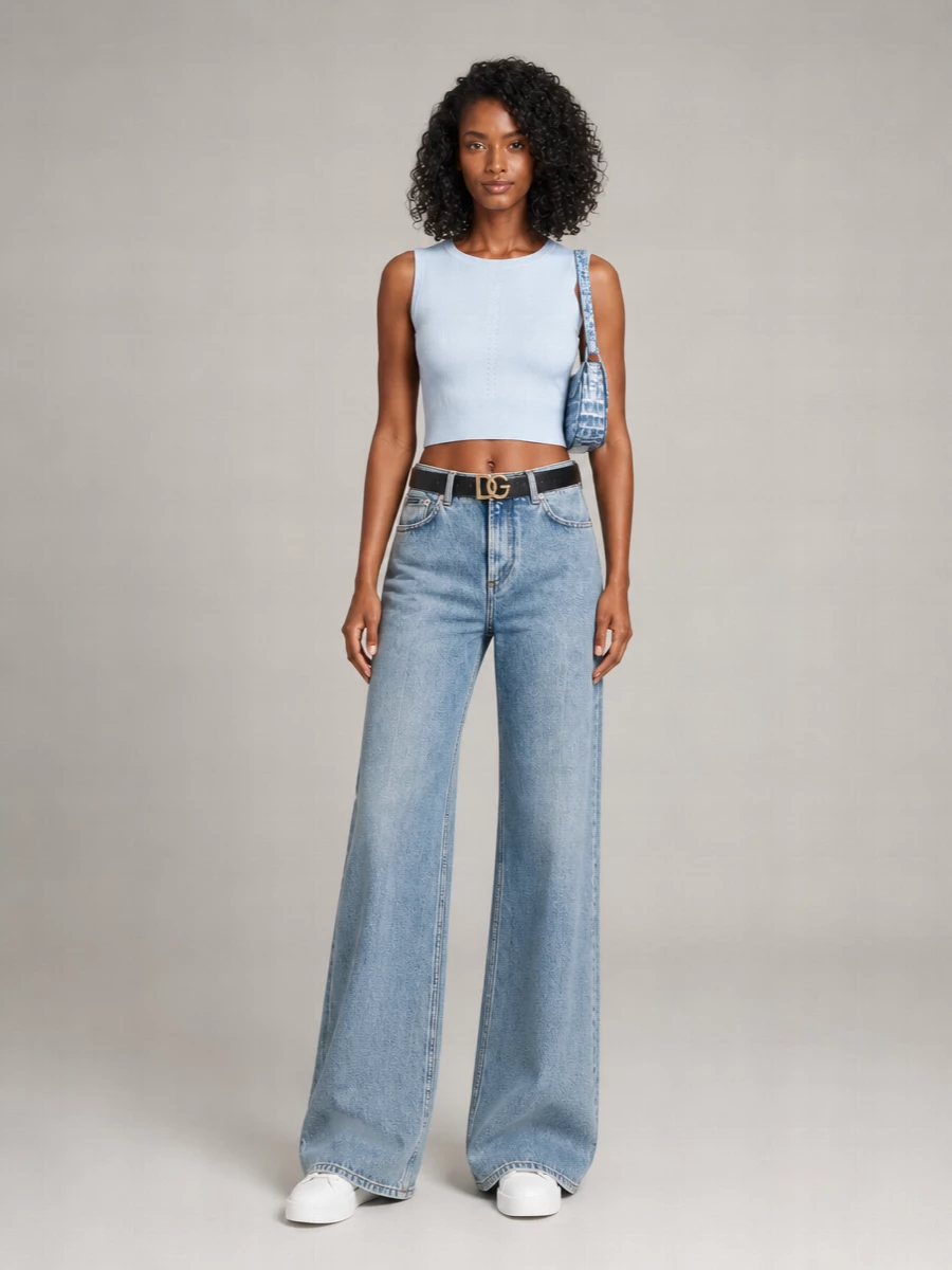 Dolce&Gabbana Denim High-Rise Flared Jeans