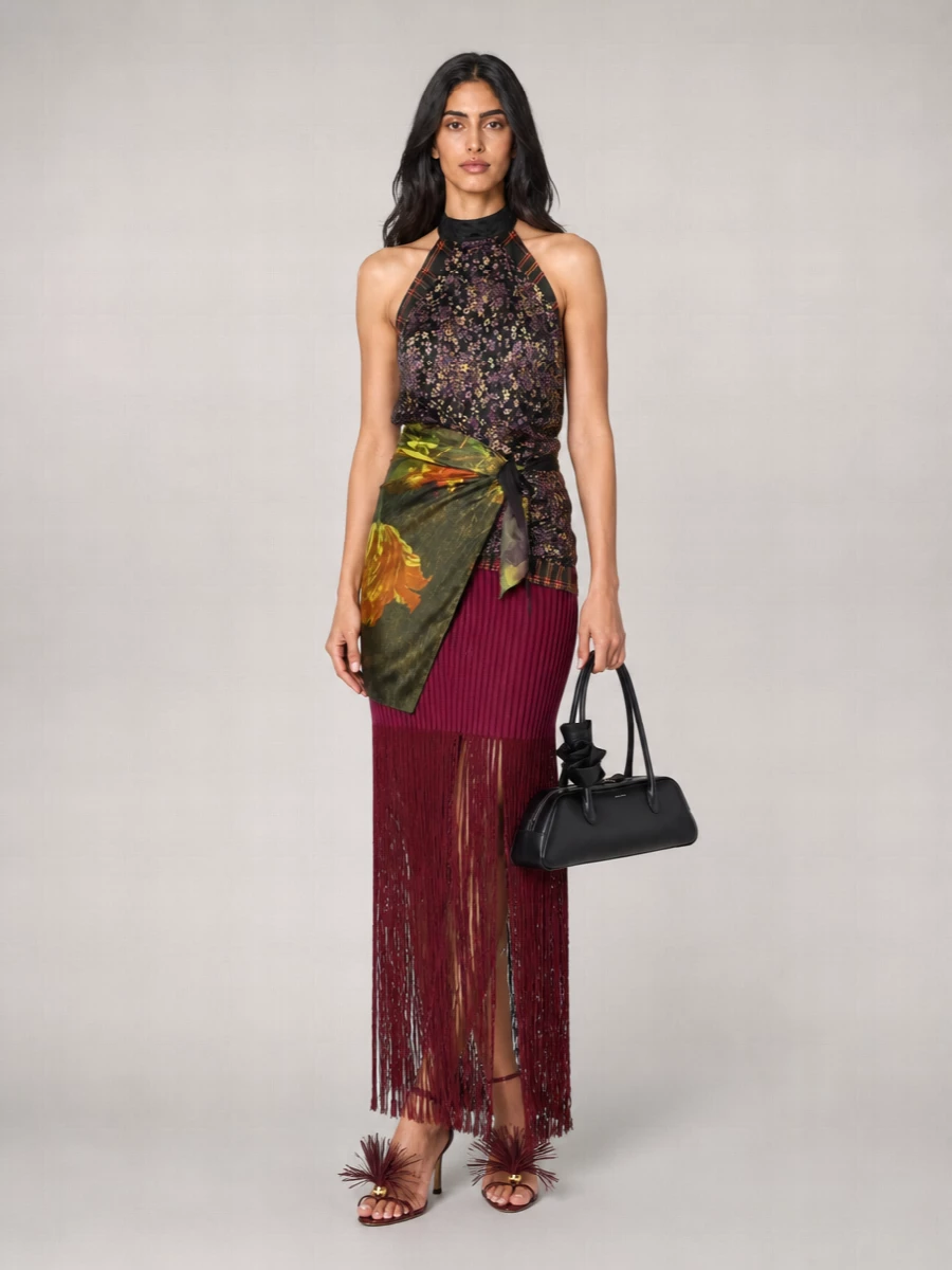 Bottega Veneta Leather Tassel Stiletto Sandals