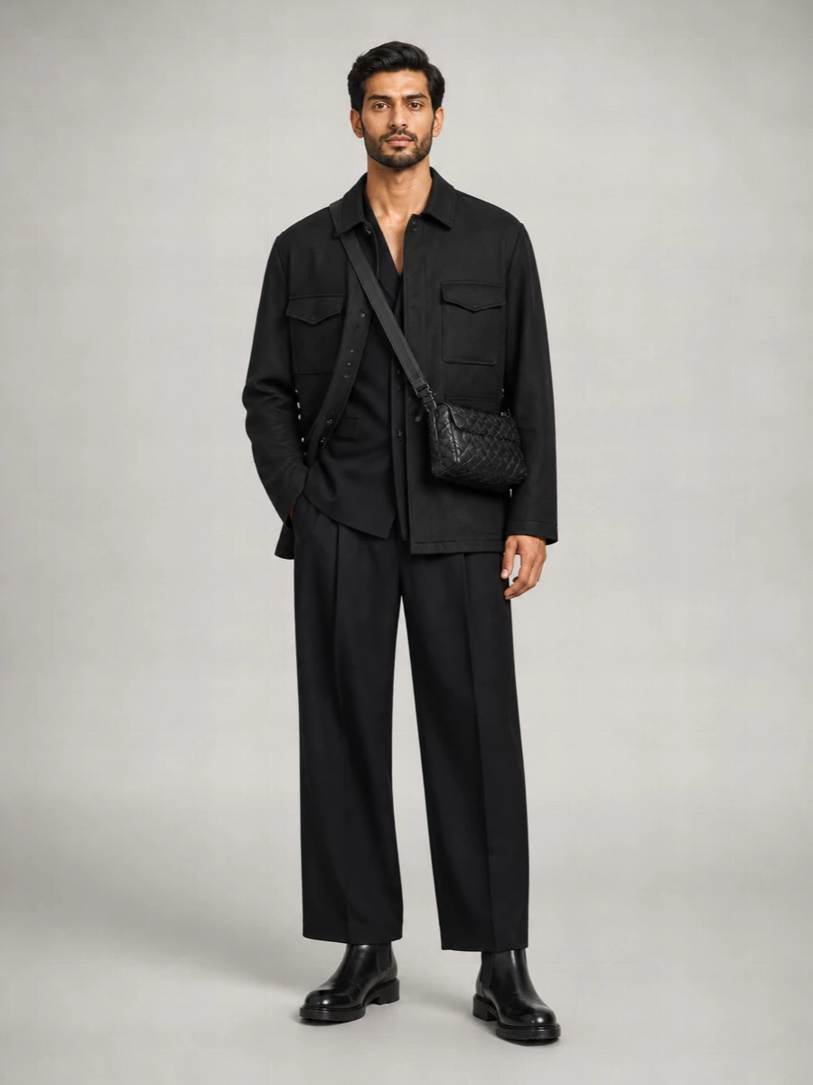 Boglioli cashmere single breasted coat