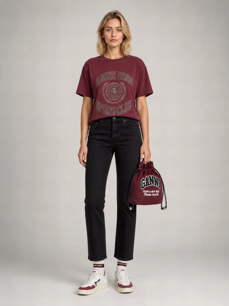 Anine Bing cotton t-shirt
