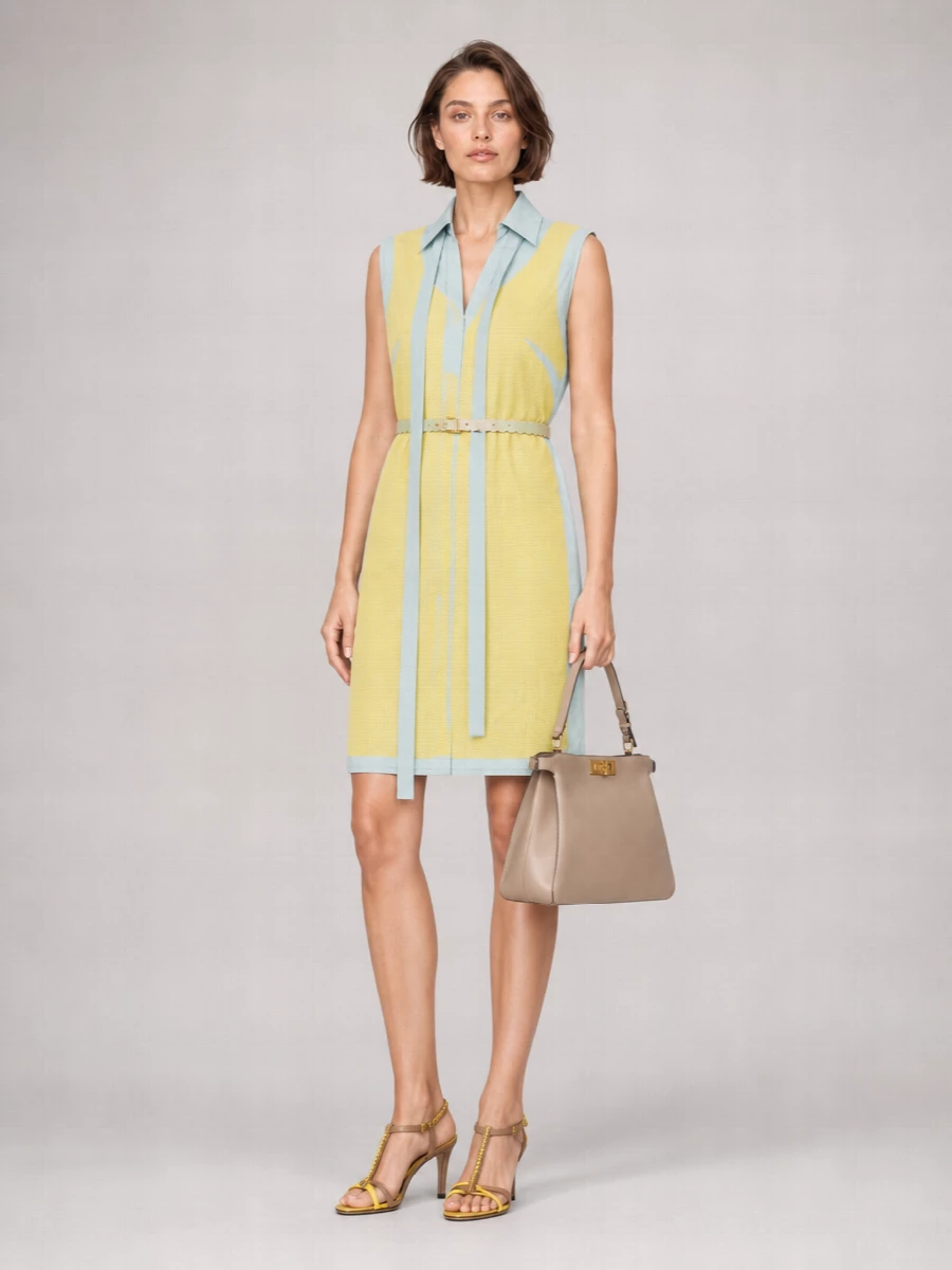 Fendi Cotton Knee-Length Dress