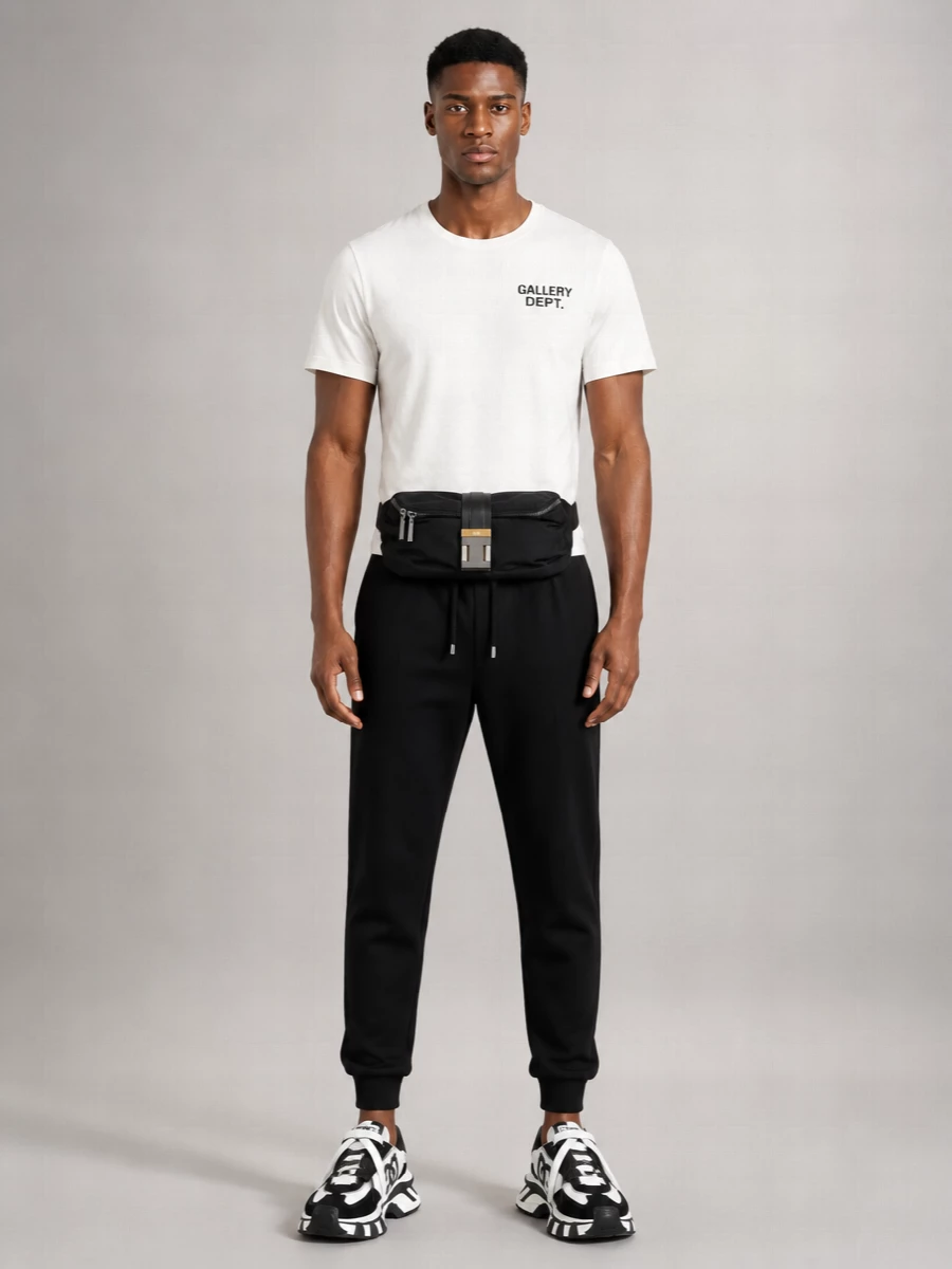 Dolce&Gabbana Leather And Mesh Low-Top Sneakers