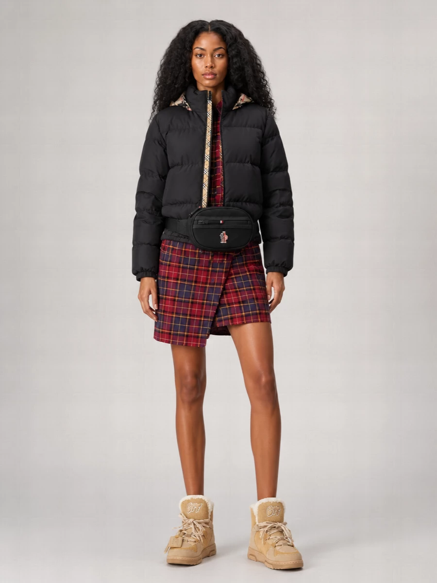 Off-White Leather Winter Shearling Lined High-Top Sneakers