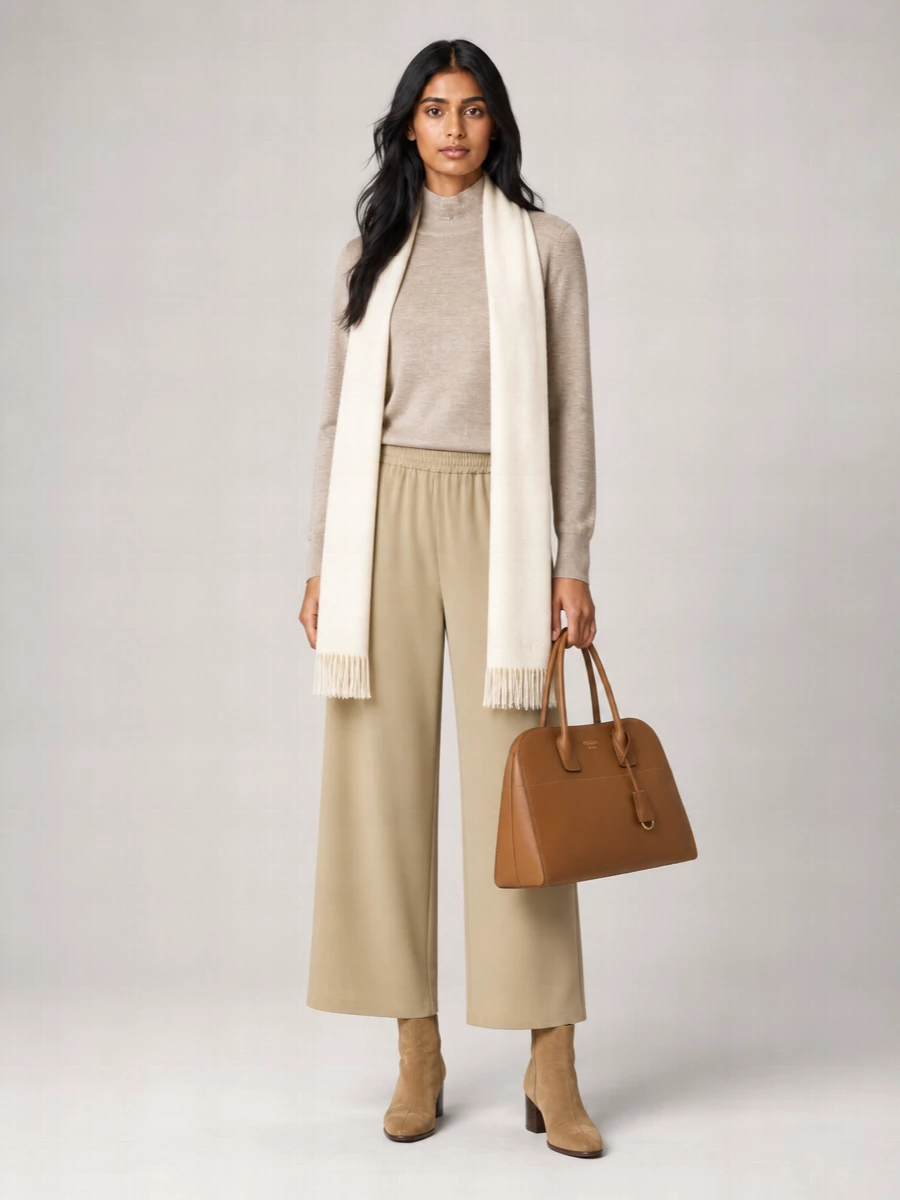 Max Mara Silk Wide-Leg Trousers