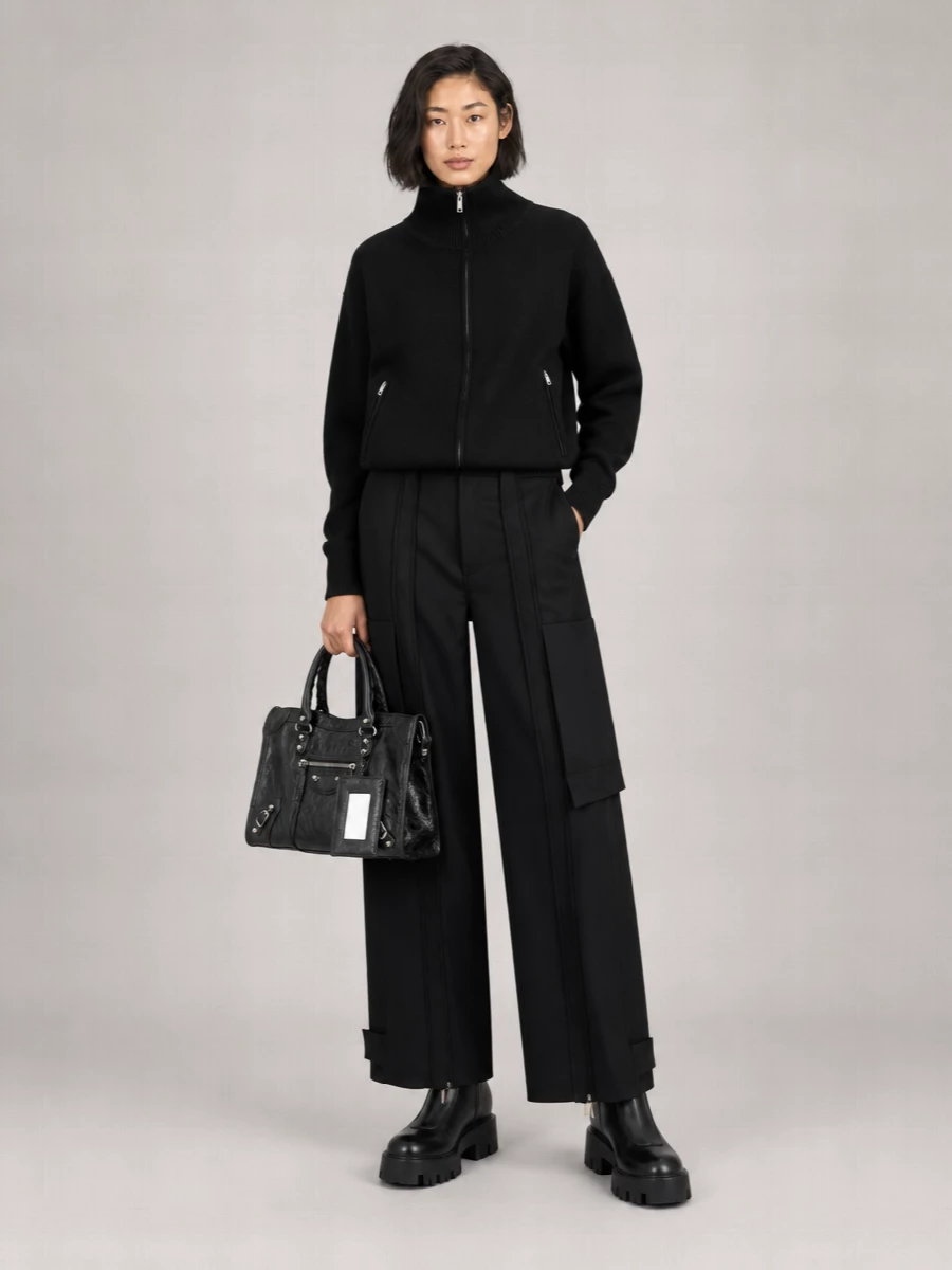 Balenciaga Le City Small Leather Tote Bag