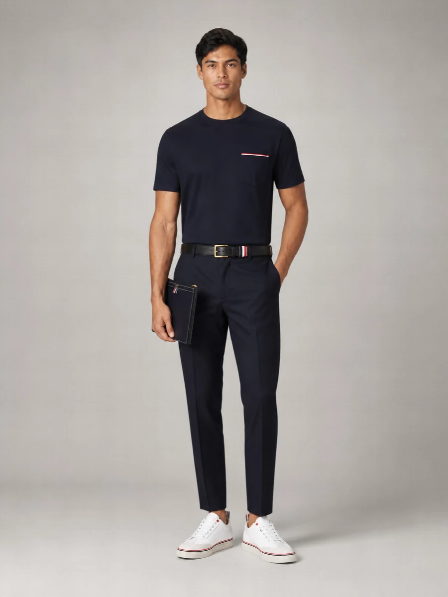 Thom Browne Cotton Oversized Short-Sleeve T-Shirt