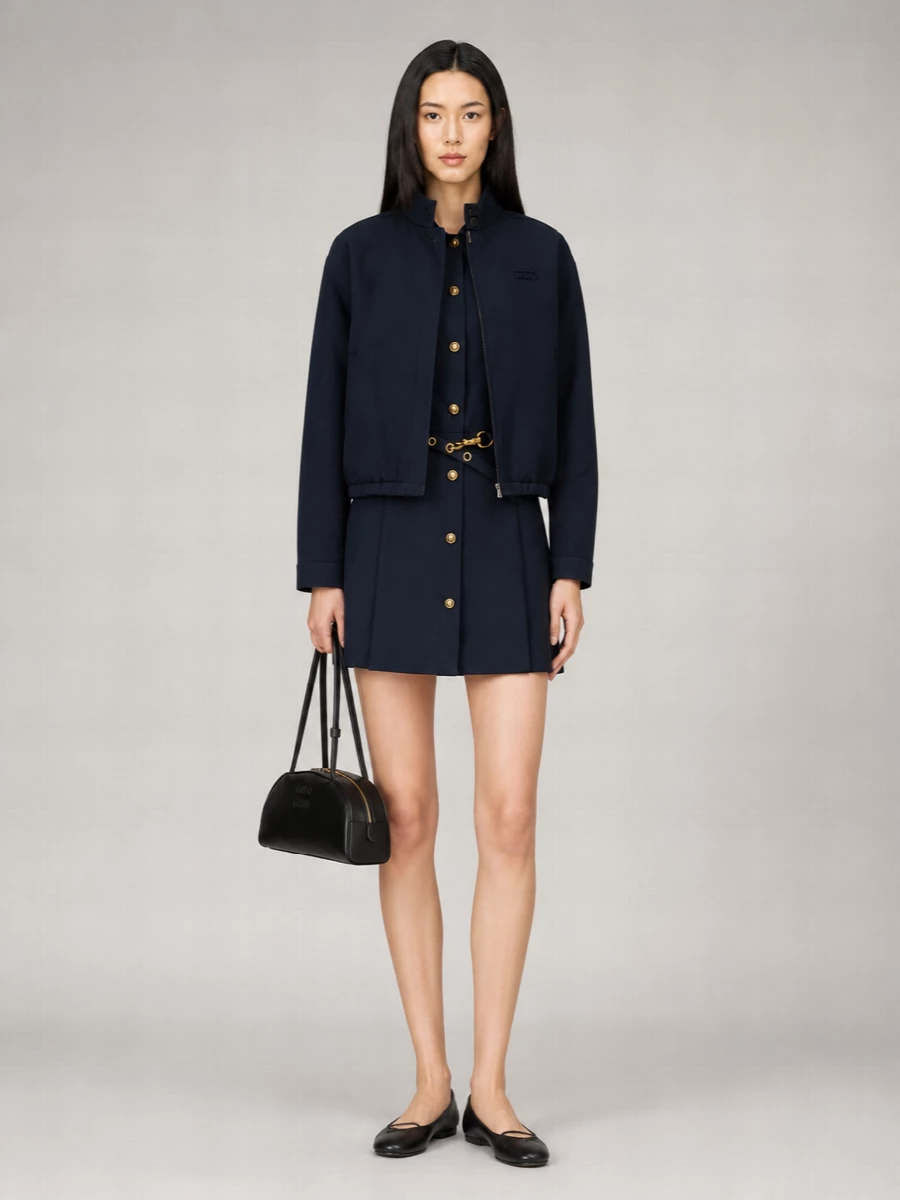 Miu Miu Cotton Single-Breasted Coat