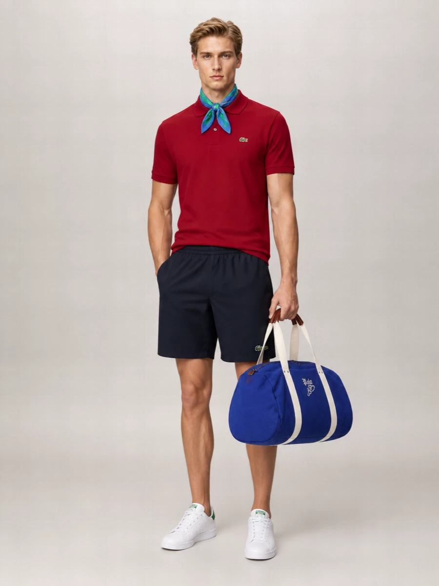 Lacoste Cotton Piqué Regular-Fit Short-Sleeve Polo Shirt