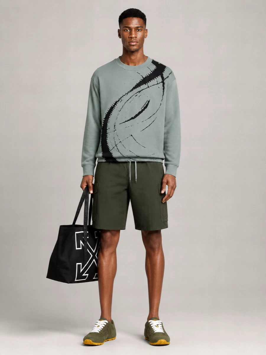 Off-White Nylon Heritage Day Off Tote Bag