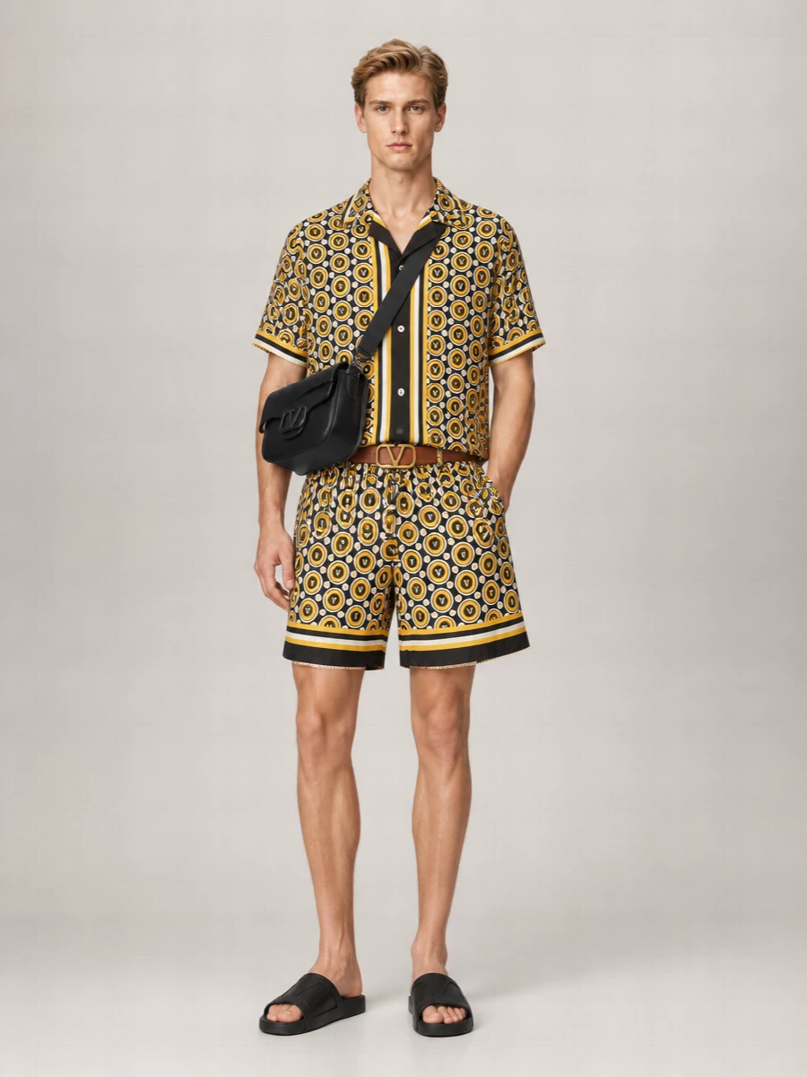Valentino Garavani Printed Bermuda Shorts