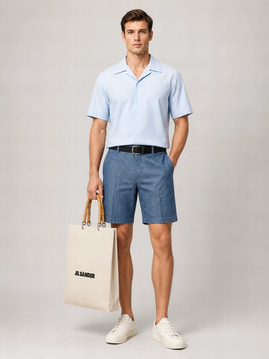 Jil Sander Cotton Bermuda Shorts