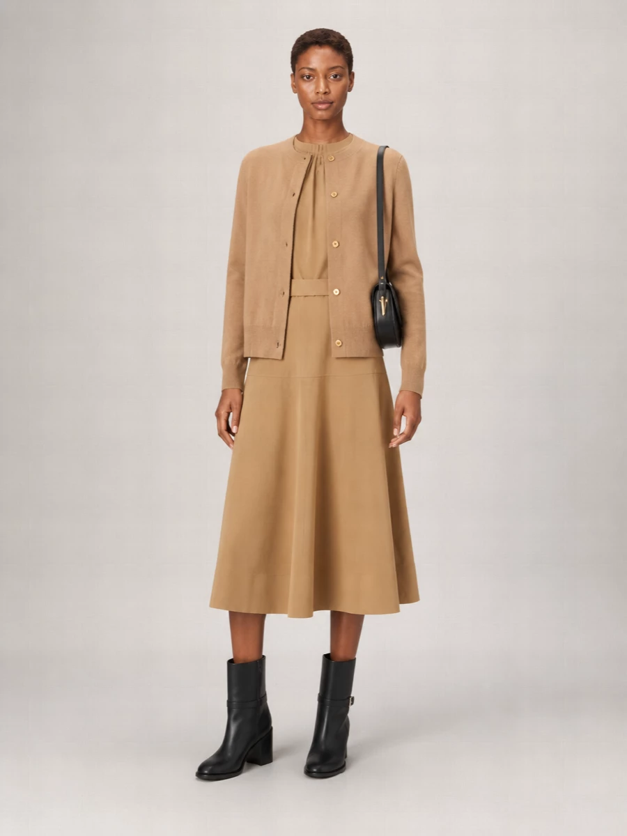 Burberry Cashmere Ribbed Cardigan