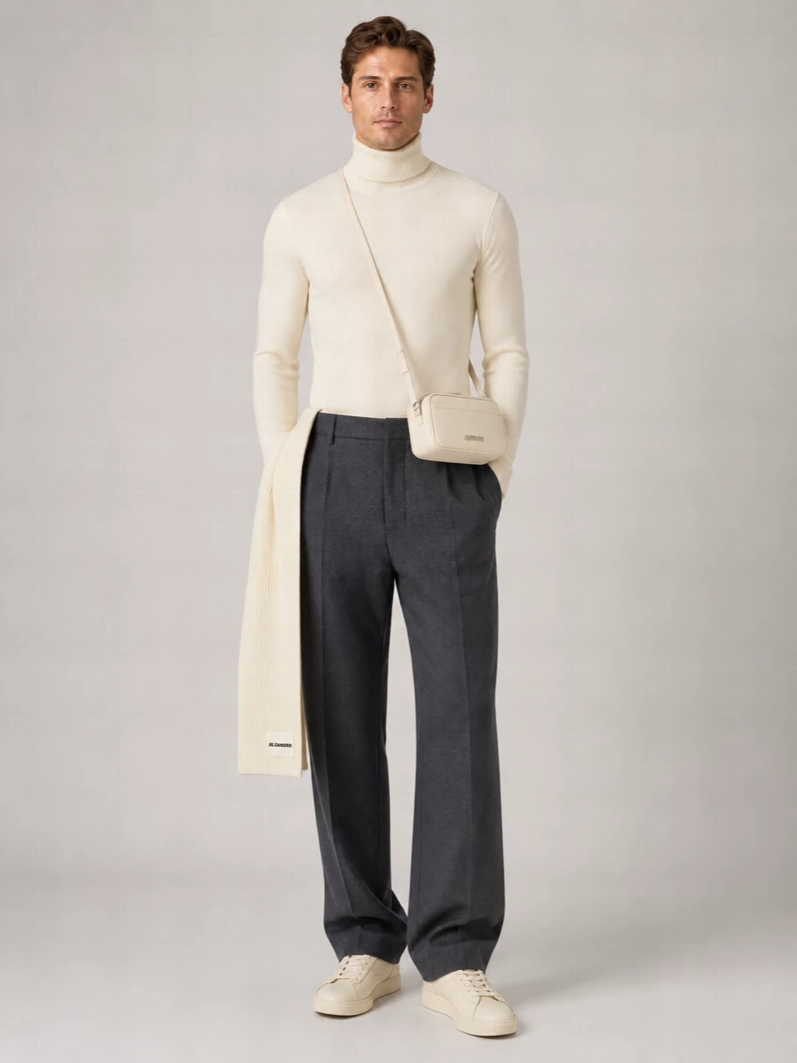 Ami Paris Fine-Knit Sweater