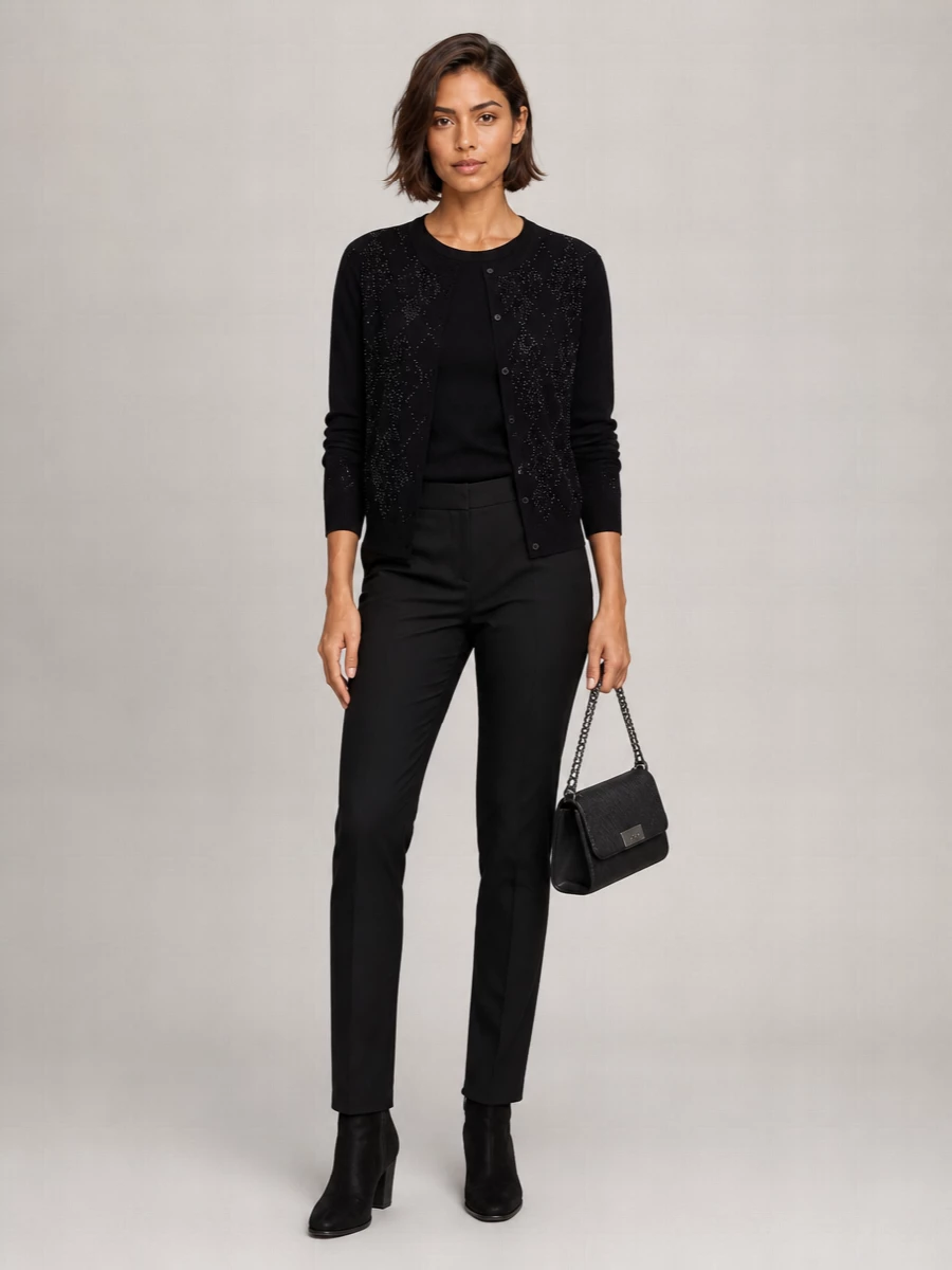 S Max Mara cashmere wool fitted jacket