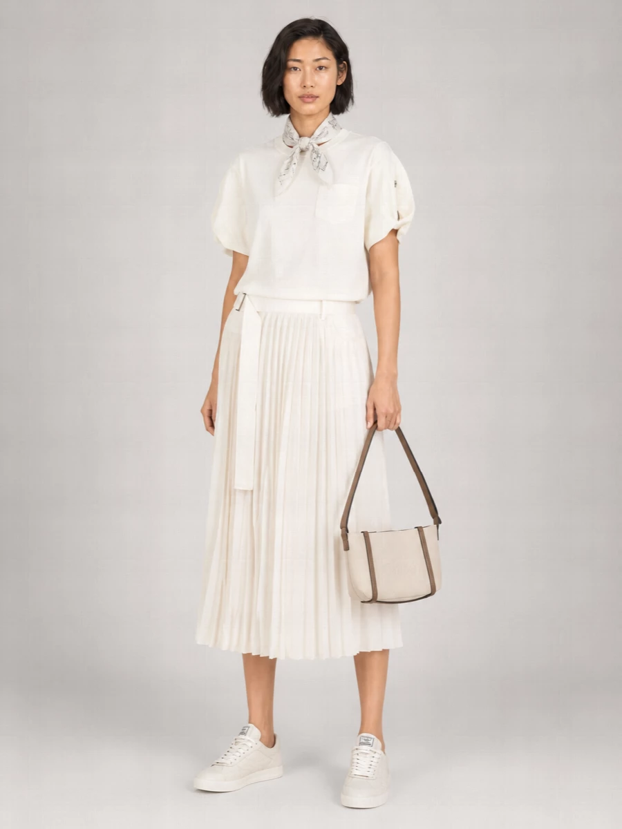 Sacai Cotton Balloon Sleeve T-Shirt