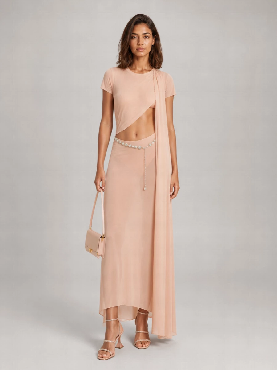 Magda Butrym Stretch Maxi Dress