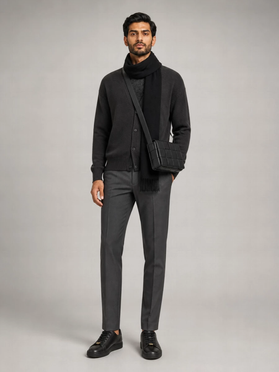 The Row Cashmere V-Neck Sweater Long Sleeves