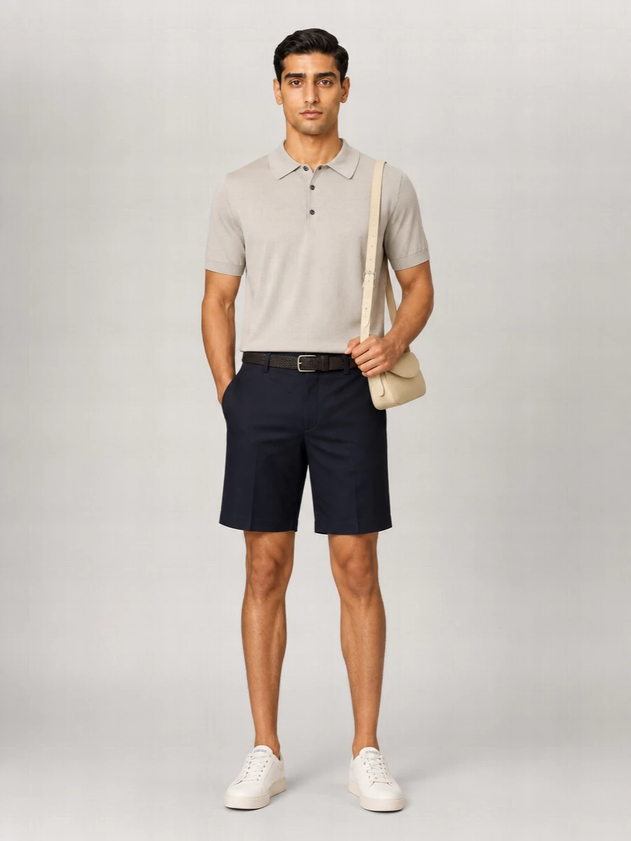 John Smedley Cotton Polo Shirt