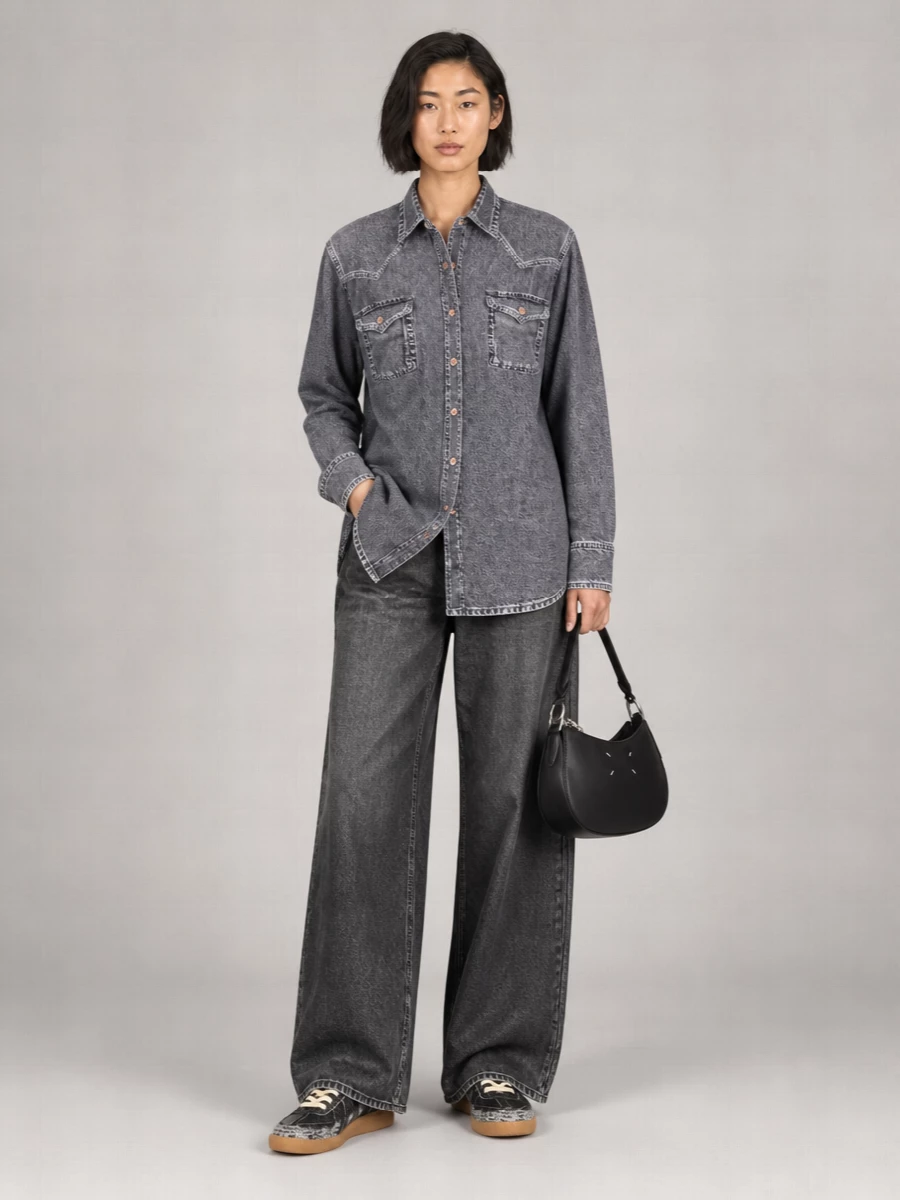 Pierre Louise Mascia Silk Long-Sleeve Shirt