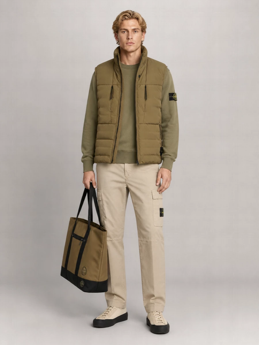 Stone Island Down Stand Collar Vest