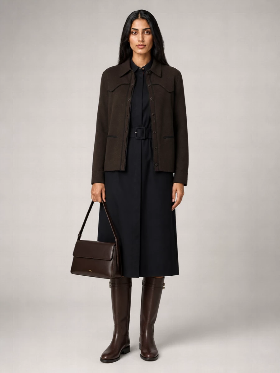 A.p.c. Virginie Leather Shoulder Bag
